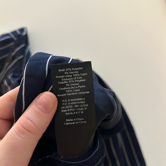 Babaton striped trouser size 8 - Picture 3 of 3